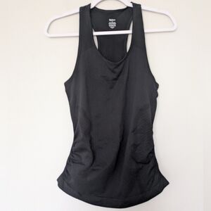 Quince Black Athletic Workout Top Sz M